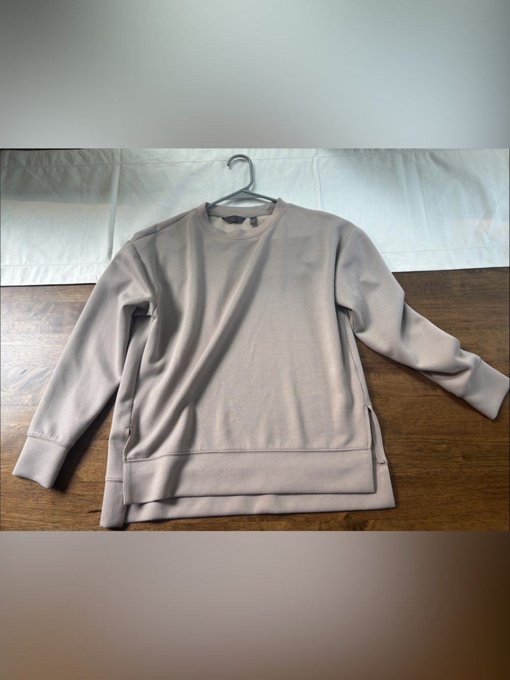 Danskin Women's Crewneck Sweatshirt - Light Taupe
